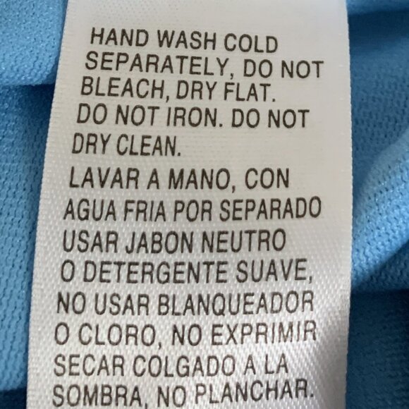 Next Bikini Bottom Swimwear High Waistband Blue Ribbed Women’s Extra Small XS - Picture 8 of 9